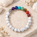 Bracelet Howlite - 7 Chakras