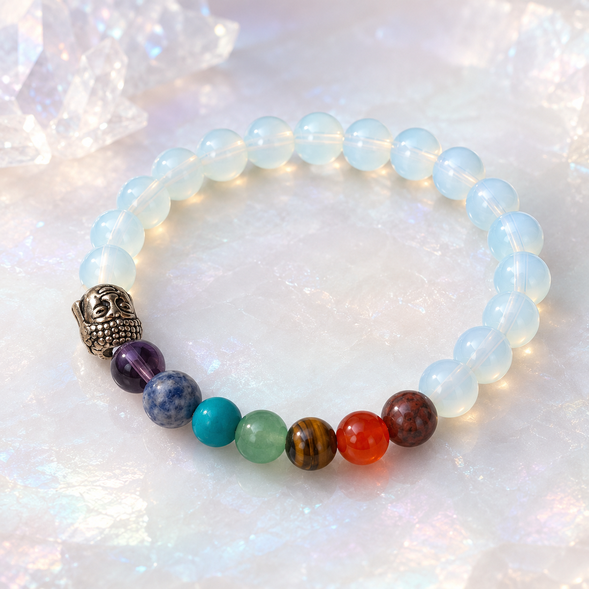 Bracelet Opalite – 7 Chakras